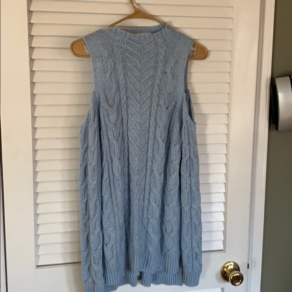 New York and Co light blue sweater size medium